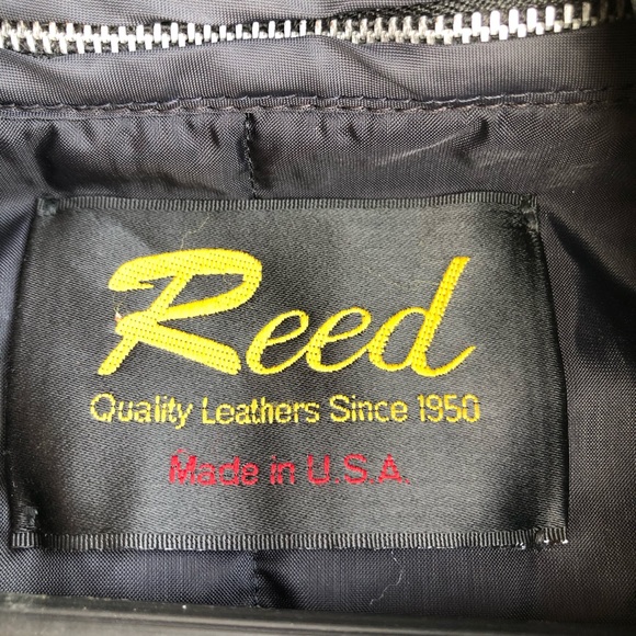 Reed black leather jacket - Picture 2 of 2